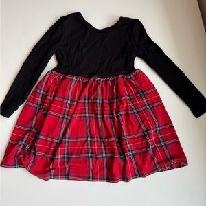 Black and Red Plaid Dress